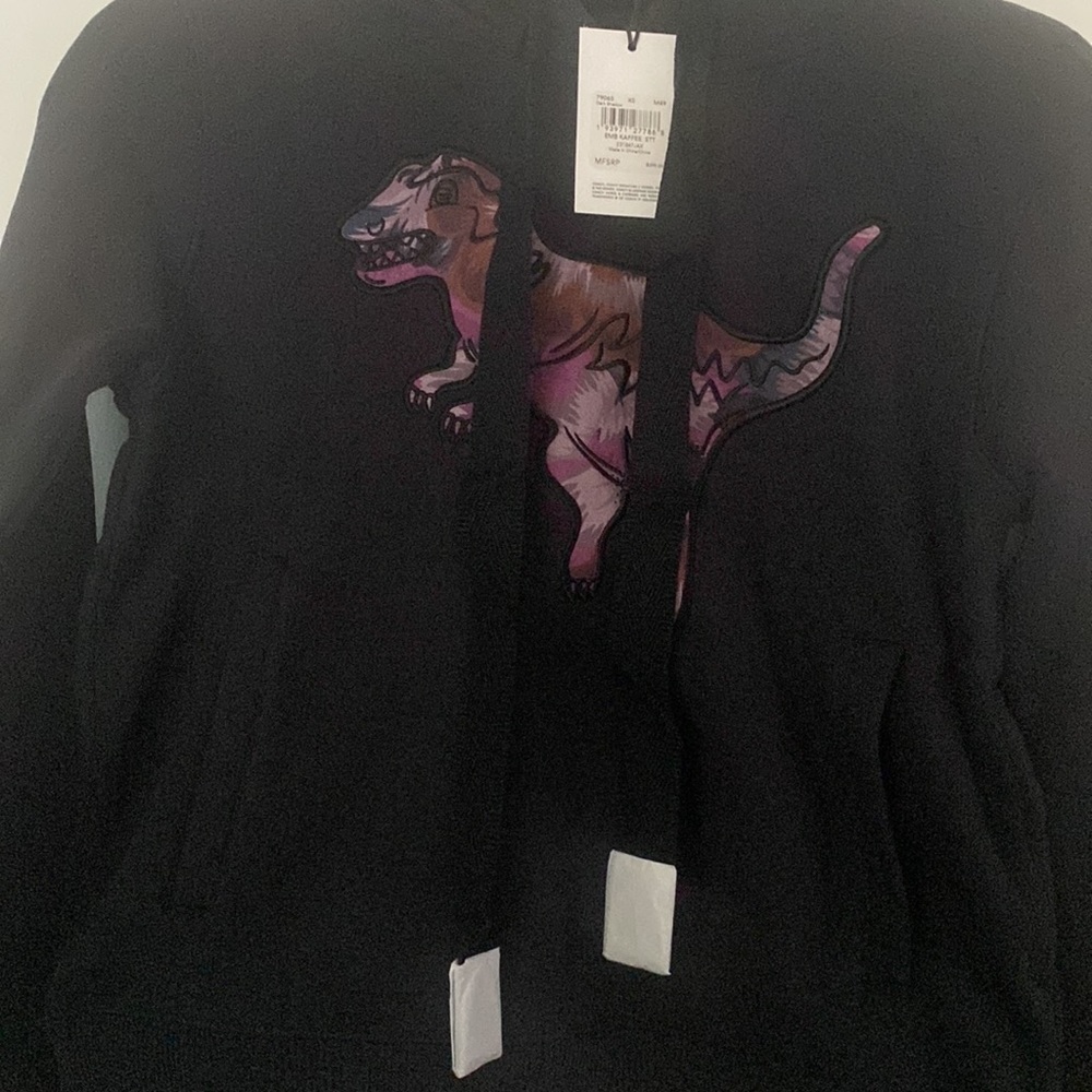COACH Rexy the Dinosaur Hoodie Kaffe Fassett xs - Picture 2 of 5